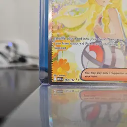 Lillie’s Determination SAR IN HAND 184/132 Pokemon Mega Evolutions English - Image 5