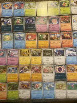 pokemon 151 complete your master set commons uncommons reverse holo & holos - Image 1