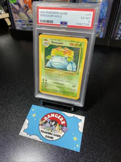 1999 POKEMON GAME #15 VENUSAUR HOLO EX-MT PSA 6 15/102 - Image 2