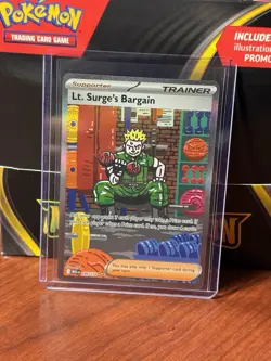 Lt. Surge's Bargain SIR Mega Evolution 185/132 Pokemon TCG NM - Image 1