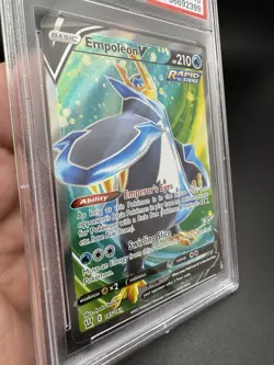 2021 POKEMON SWORD & SHIELD BATTLE STYLES #145 FA EMPOLEON V PSA 10 - Image 2