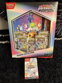 Pokemon Prismatic Evolutions Binder Collection And Booster Bundle - Image 1