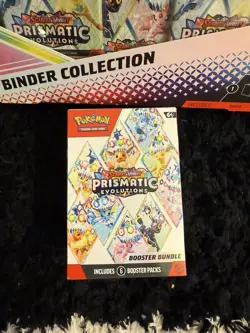 Pokemon Prismatic Evolutions Binder Collection And Booster Bundle - Image 2