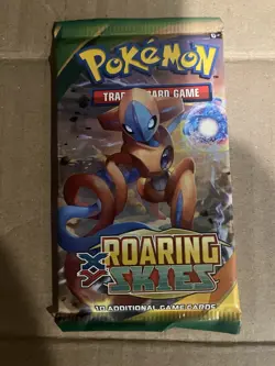 Pokemon XY Roaring Skies, Sealed Booster Pack, Deoxys Artwork - Image 1