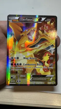 Pokemon 2016 XY Promos #XY121 Charizard EX Full Art Holo Black Star Promo - Image 1