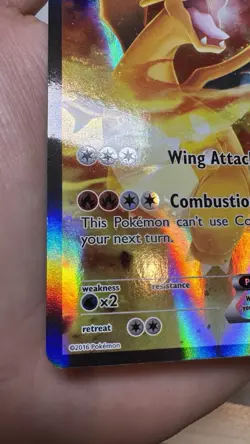 Pokemon 2016 XY Promos #XY121 Charizard EX Full Art Holo Black Star Promo - Image 5