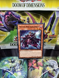 Yugioh! Twilight Rose Black Knight DOOD-EN005 COMMON Doom of Dimensions PREORDER - Image 1