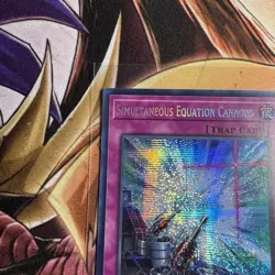 Yugioh! Simultaneous Equation Cannons MP25-EN076 Prismatic Secret Rare 1st NM - Image 2