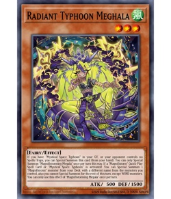 3X Radiant Typhoon Meghala DOOD-EN012 SR Doom of Dimensions NM 1st Ed Yugioh - Image 1