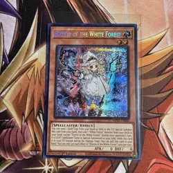 Yugioh Elzette of the White Forest MP25-EN080 1st Ed Prismatic Secret Rare NM - Image 1