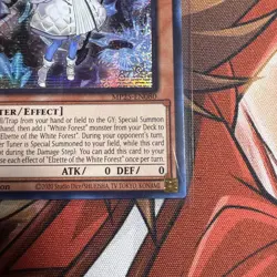 Yugioh Elzette of the White Forest MP25-EN080 1st Ed Prismatic Secret Rare NM - Image 5