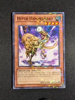 Yugioh - Hyper Hammerhead BP02-EN024 1st Edition Mosaic Rare NM - Image 1
