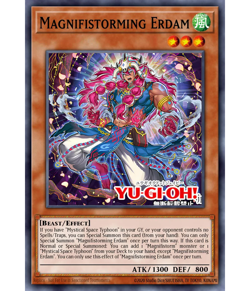 3X Magnifistorming Erdam DOOD-EN013 SR Doom of Dimensions NM 1st Ed Yugioh - Image 1