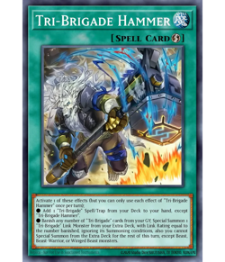 3X Tri-Brigade Hammer DOOD-EN068 SR Doom of Dimensions NM 1st Ed Yugioh - Image 1