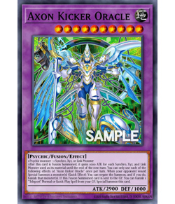 3X Axon Kicker Oracle DOOD-EN037 SR Doom of Dimensions NM 1st Ed Yugioh - Image 1