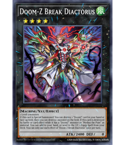 3X Doom-Z Break Diactorus DOOD-EN046 SR Doom of Dimensions NM 1st Ed Yugioh - Image 1