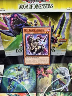 3X D/D Lance Soldier DOOD-EN001 C Doom of Dimensions NM 1st Ed Yugioh - Image 1