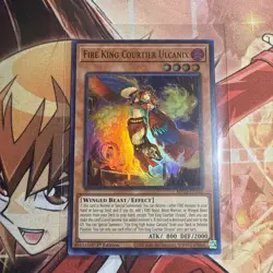Yugioh Fire King Courtier Ulcanix MP25-EN262 Ultra Rare 1st Edition NM - Image 1