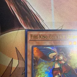 Yugioh Fire King Courtier Ulcanix MP25-EN262 Ultra Rare 1st Edition NM - Image 2