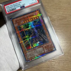 ■ PSA9 ■ 2001 Tyrant Dragon Authenticated Parallel Yu-Gi-Oh! Japan YUGIOH Card - Image 5