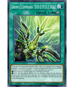 3X Doom-Z Command "D.O.O.M.D.U.R.G." DOOD-EN058 SR NM 1st Ed Yugioh - Image 1