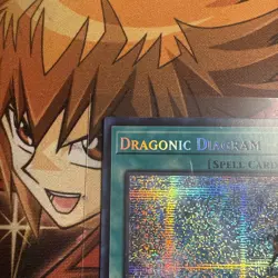 Yugioh Dragonic Diagram MP25-EN139 Prismatic Secret Rare 1st Ed Near Mint - Image 2