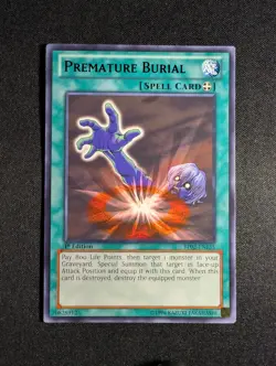 Yugioh - Premature Burial BP02-EN135 1st Edition Common NM - Image 1