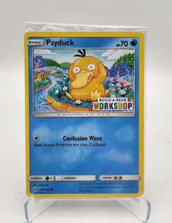 Pokemon TCG Psyduck Build-A-Bear Promo 2017 28/149 Sealed Pokemon Card - Image 1