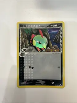 Natu 55/101 EX Dragon Frontiers Reverse Holo Stamped Common Pokemon Card DMG L58 - Image 1