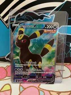 Umbreon V 188/203 Evolving Skies NM Full Art Ultra Rare Pokemon Card - Image 4