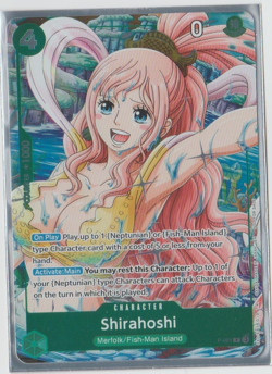 One Piece Card Game - Shirahoshi - event pack promo - P-091 - NM - English - Image 1