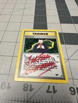 Pokemon Cards Gym Challenge & Gym Heroes: Choose Your Card! LP WOTC Holo Signed - Image 1