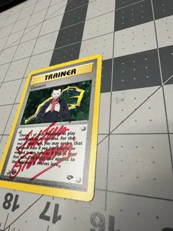 Pokemon Cards Gym Challenge & Gym Heroes: Choose Your Card! LP WOTC Holo Signed - Image 2