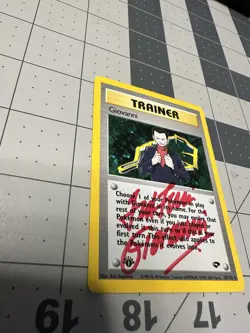 Pokemon Cards Gym Challenge & Gym Heroes: Choose Your Card! LP WOTC Holo Signed - Image 3