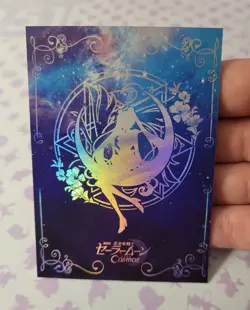 Sailor Moon Cosmos 31 Holo Trading Card - Doujin Art Princess Mercury Star Foil - Image 3