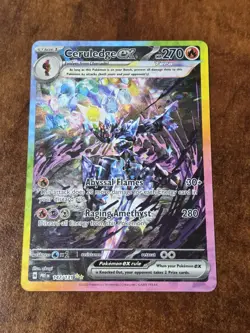 Pokemon TCG Prismatic Evolutions Ceruledge EX Full Art Holo Card 147/131 - Image 1