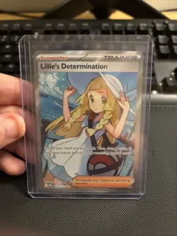 Pokemon TCG Mega Evolution Lillie’s Determination Full Art Trainer Card 169/132 - Image 1