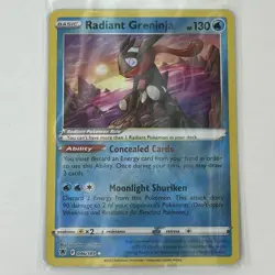 Radiant Greninja - 046/189 - Pokemon Astral Radiance Radiant Rare Card NM - Image 1
