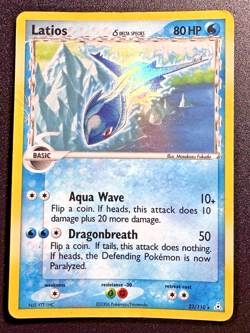 Latios 22/110 EX Holon Phantoms Pokemon Card Theme Deck Exclusive Holo Rare HP - Image 1