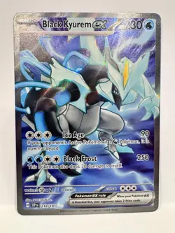 Black Kyurem EX Pokemon Card 250 HP Holo Rare 116/113 Promo - Image 1
