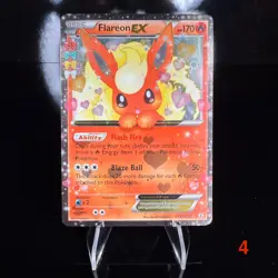 Flareon EX RC6-32 Generations: Radiant Collection Holo Pokemon Card - Image 1