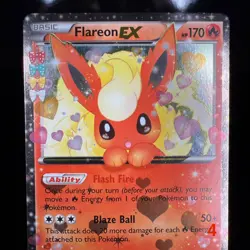 Flareon EX RC6-32 Generations: Radiant Collection Holo Pokemon Card - Image 4