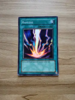 Yu-Gi-Oh! - Raigeki - Super Rare - LOB-053 - Magic Card - Image 1