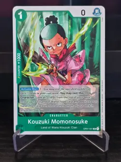 One Piece Card Game - Kouzuki Momonosuke (Tournament Pack Vol. 7) OP01-041 - NM - Image 1