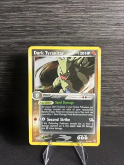 Dark Tyranitar Deck Holo 20/109 ex Team Rocket Returns 2004 LP+ Pokemon Card - Image 1