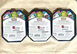 🔥 Lot of 3 Pokemon Tin Set Snorlax Mimikyu Darkrai Sealed RARE TINS. 93 CARDS🔥 - Image 2