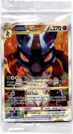 Lucario VSTAR - SEALED Promo SWSH: Sword & Shield Promo Cards SWSH291 NM - Image 1