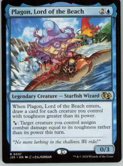 Plagon, Lord of the Beach (Anime) R Foundations Jumpstart 37 NM - Image 1