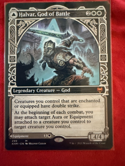 Magic the Gathering Halvar, God of Battle Kaldheim Near Mint - Image 1