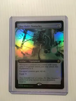 MTG Doc Ock's Tentacles (Extended Art Foil) Rare MTG Spider-Man - Image 3